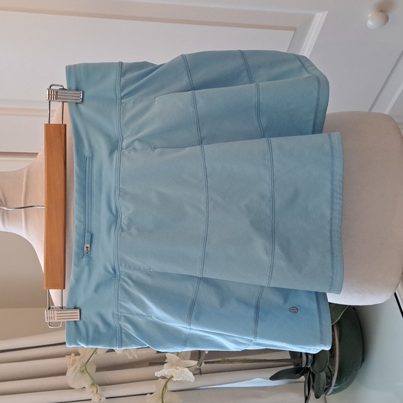 Lululemon Womens Pace Rival Blue Tiered Tennis/Athletic Skort Elastic Waist 8 - Picture 2 of 8